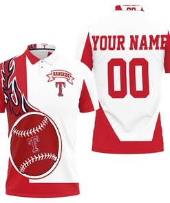 Stand Out in the Crowd with Personalized Texas Rangers 3D All Over Print Polo Shirt