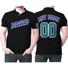 Stand Out with Any Name 00 Arizona Diamondbacks Alternative Black Polo Shirt in 3D
