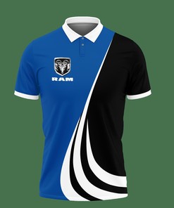 Stand Out with Blue Ram Truck Lph-Va Polo Shirt: Ver 1