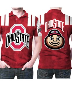 Stand Out with Ohio State Buckeyes Brutus Buckeye Mascot 3D Printed Gift Polo Shirt Allver Print Breathable Fabric