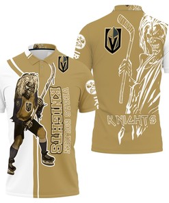 Stand Out with Vancouver Golden Knights and Zombie 3D All Over Print Polo Shirt in Breathable Fabric