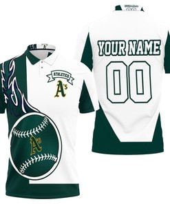 Stand Out with Your Own Style - Oakland Athletics All Over Print 3D Personalized Polo Shirt with Breathable Fabric