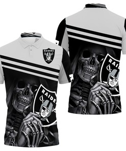Stand Out with Your Own Style - Oakland Raiders Skull Maiden Fan 3D Jersey Polo Shirt All Over Print
