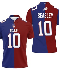 Stand out among fans with a Royal Red Two Tone Jersey Style Polo Shirt