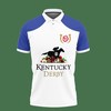 Stand out from the crowd in this classic blue 3D Printed Kentucky Derby NQP-HT Polo Shirt Ver 1