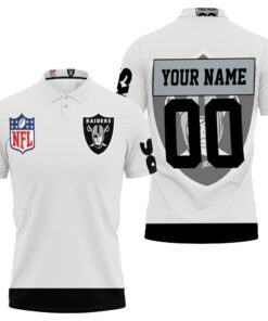 Stand out in a crowd with this Personalized 3D All Over Print Polo Shirt featuring Oakland Raiders Nfl design.