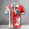 Stand out in the SC Freiburg 3D Bundesliga Polo Shirt, a stylish way to celebrate the team