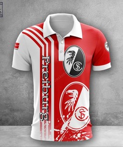 Stand out in the SC Freiburg 3D Bundesliga Polo Shirt, a stylish way to celebrate the team