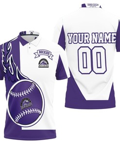 Stand out in the crowd with our personalized Colorado Rockies 3D all-over print polo shirt