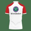 Stand out in the crowd with the 3D Printed Wimbledon Pvt-Lt Polo Shirt Ver 1 (Red) featuring an all-over print