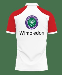 Stand out in the crowd with the 3D Printed Wimbledon Pvt-Lt Polo Shirt Ver 1 (Red) featuring an all-over print