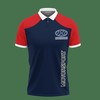 Stand out in the crowd with this Dark Blue HYUNDAI N TCR TNT-HT Polo Shirt Ver 1, made of Breathable Fabric