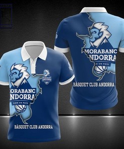 Stand out in the crowd with this fashionable and trendy MoraBanc Andorra 3D polo shirt