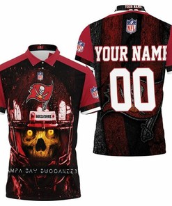 Stand out with a Yellow Skull design celebrate Tampa Bay Buccaneers' 2021 Super Bowl win 3D All Over Print Polo Shirt