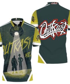 Stand out with this Outcast Atlast Show 3D All Over Print Polo Shirt.