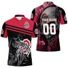 Stand out with this Personalized 3D All Over Print Polo Shirt featuring Ohio State Buckeyes Maiden Skull Fan design.