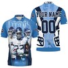 Stand out with your personalized Tennessee Titans Afc South Division Champions Super Bowl 2021 3D Polo Shirt