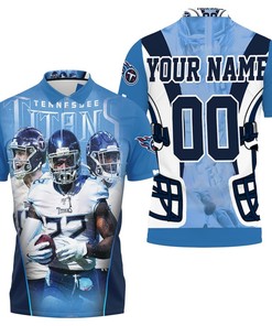 Stand out with your personalized Tennessee Titans Afc South Division Champions Super Bowl 2021 3D Polo Shirt
