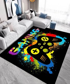Standing Throw Doormats Yoga Runner Mat Red - Customized Gamer Rug