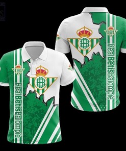 Standout with Real Betis Balompie Polo Shirt with All Over Print