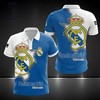 Standout with Real Madrid 3D Polo Shirt with Breathable Fabric