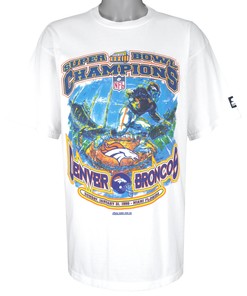 Starter Denver Broncos Afc Champions T-Shirt 1999 Vintage Tshirt Unisex Sport Sweatshirt Hoodie Gift