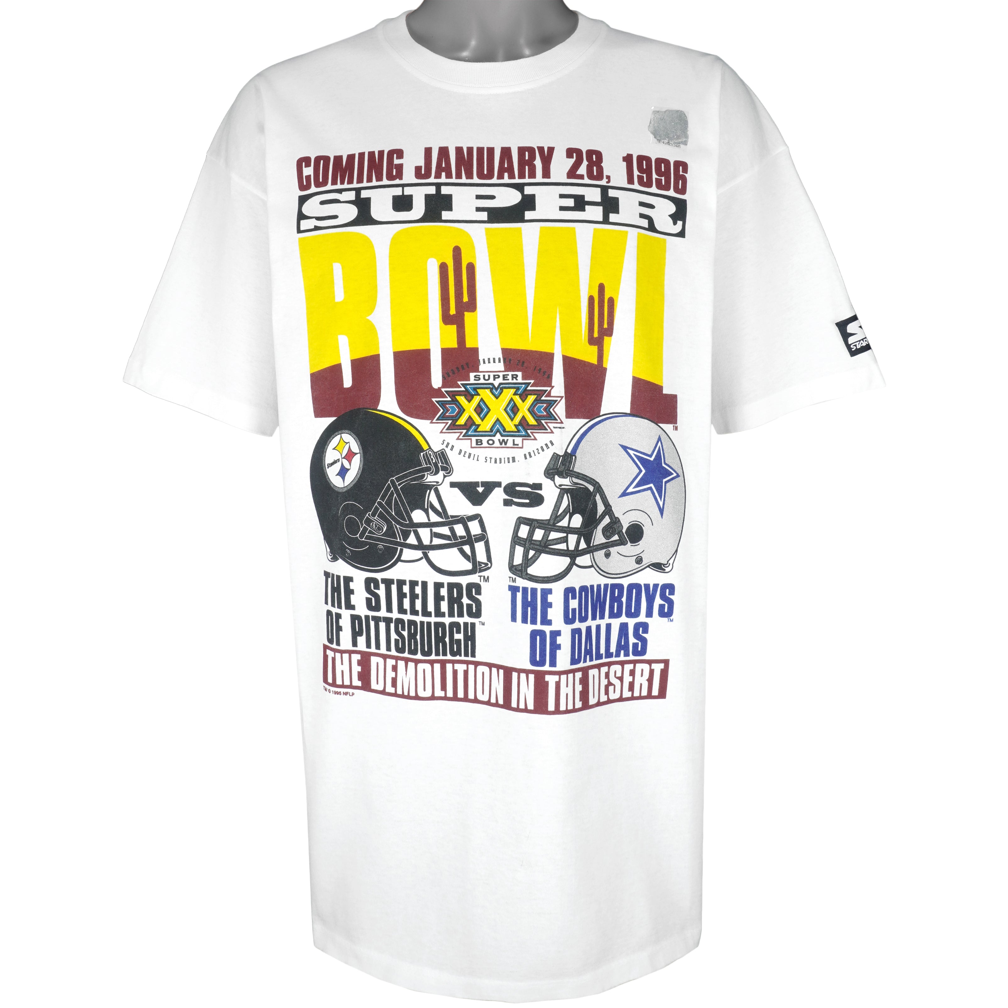 Starter Super Bowl 30Th Steelers Vs Dallas 1995 Vintage T-Shirt, Unisex Sport Sweatshirt, Hoodie Gift