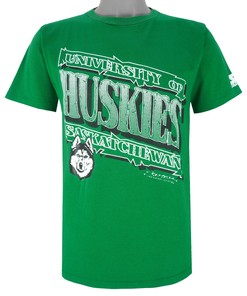 Starter University Of Saskatchewan Huskies T-Shirt 1990S Vintage Tshirt Unisex Sport Sweatshirt Hoodie Gift