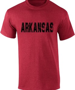 State T-Shirt Football Team Distressed Graphic Tee, Personalized Shirt