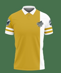 Stay Bold in Yellow with Our 3D Printed Carpenter Tnt-Lt Polo Shirt Ver 1 Made from Breathable Fabric