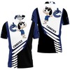 Stay Cool and Casual with Vancouver Canucks Snoopy for Fans 3D All Over Print Polo Shirt