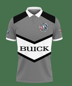 Stay Cool and Comfortable in Our Grey 3D Printed Buick Ttt-Ht Polo Shirt Ver 1 Made from Breathable Fabric