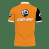 Stay Cool and Comfortable in Our Orange 3D Printed Can-Am Ttt-Lt Polo Shirt Ver 1