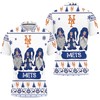 Stay Cool and Comfortable with Christmas Gnomes on a Breathable New York Mets 3D Polo Shirt with All-Over Print