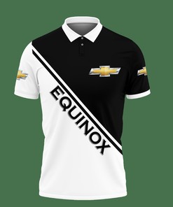 Stay Cool and Confident in Our White Chervolet Equinox Nqp-Va Polo Shirt Ver 1 Made from Breathable Fabric