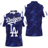Stay Cool and Look Stylish during the Baseball Season with the LA Dodgers Mlb Fan 3D All Over Print Polo Shirt