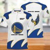 Stay Cool with NBA Golden State Warriors 3D All Over Print Polo Shirt