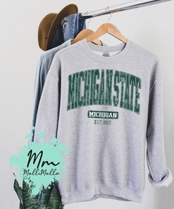 Stay Cozy And Stylish With A Vintage Michigan State Sweatshirt Michigan State, Vintage, Sweatshirt