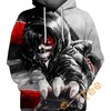 Stay Cozy with Ken Kaneki Steamy Hoodie 3D Hoodie