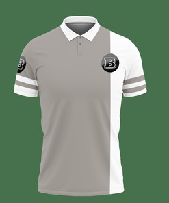 Stay Fashionable and Comfortable with Our Grey 3D Printed Brabus Nct-Va Polo Shirt Ver 2 Made from Breathable Fabric