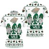 Stay Festive All Season Long with Christmas Gnomes on a Minnesota Wild 3D Polo Shirt with All-Over Print