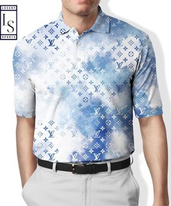 Stay Stylish and Elegant with the Louis Vuitton Blue Sky Polo Shirt