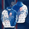 Stay Warm and Stylish with Los Angeles Dodgers Custom All Over Print Hoodie