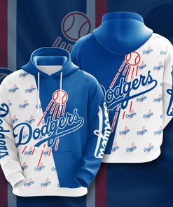 Stay Warm and Stylish with Los Angeles Dodgers Custom All Over Print Hoodie