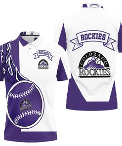 Stay comfortable and fashionable with our Colorado Rockies 3D polo shirt featuring an all-over print design