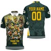 Stay comfortable and stylish while showing your team spirit, NFC North Champions Thank You Fans All Player Polo Shirt