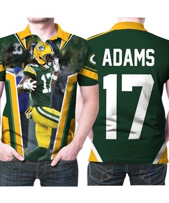 Stay comfortable and stylish while supporting your favorite team Green Bay Packers Davante Adams Legend 17 Polo Shirt