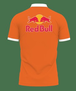 Stay comfortable and stylish with this bright Orange 3D Printed Ktm Racing Nct-Lt Polo Shirt Ver 3