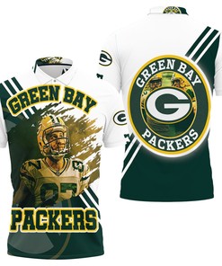Stay cool and comfortable during game day with our Green Bay Packers Jordy Nelson 87 Polo Shirt