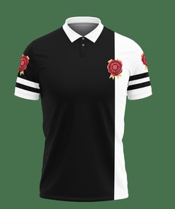 Stay cool and comfortable in this Black Jim Beam TNC-LT Polo Shirt Ver 1